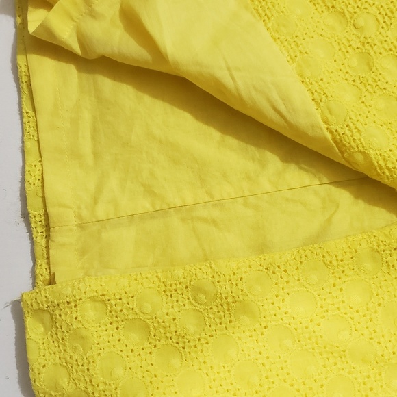 Express Yellow Studio Design A-Line Skirt - Picture 3 of 3